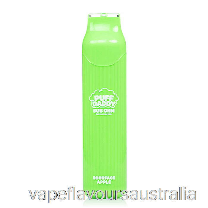 Vape Flavours Australia Puff Daddy 6000 Disposable Sourface Apple
